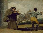 Francisco de Goya, Friar Pedro Shoots El Maragato as His Horse Runs Off